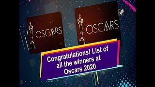 Congratulations! List of all the winners at Oscars 2020
