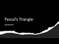 [SOLVED!] Pascal's Triangle - LeetCode 118 - Java