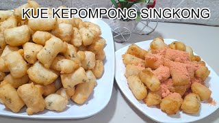 MODAL CABUT SINGKONG DI BELAKANG RUMAH, RESEP KUE KEPOMPONG PALING MUDAH DAN SUPER RENYAH,