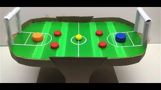 How to make a football with magnets made of cardboard Desktop Game from Cardboard