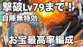 【トレクル】Lv79までのお宝最高率編成！海賊王への軌跡