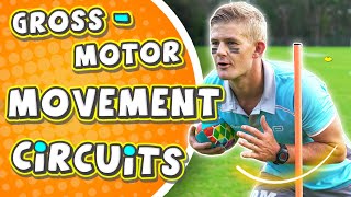 🏃🏼‍♂️Develop your students' GROSS-MOTOR movement skills with these PE Circuit tasks