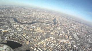 Нагатинский затон с высоты 1 км