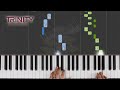 Andante / TRINITY Piano Grade 3 2021-2023 / Synthesia Piano tutorial