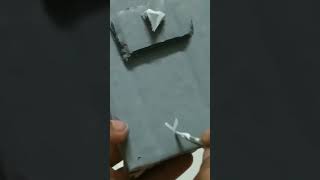 silver playbutton making with cardbord #craft #viral #treding #jay pandav arts