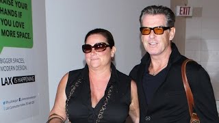 Pierce Brosnan And Wife Keely Shaye Smith Are A Class Act Through LAX