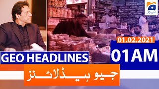 Geo Headlines 01 AM | 1st February 2021