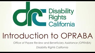 Disability Rights California: Overview of programs and how to connect & benefit from their services