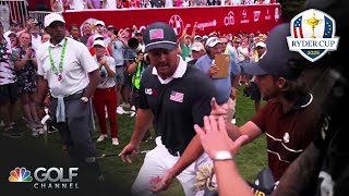 Tensions flare between Justin Rose, Bryson DeChambeau, caddies on Ryder Cup green | Golf Channel