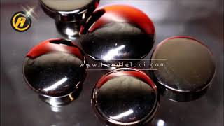 Handle laci / gagang/ tarikan laci bentuk bulat warna black nickel // Handlelaci [dot] com