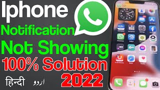 iphone whatsapp Notifications Not Showing | Whatsaap is Not showing in Settings Notification IPhone