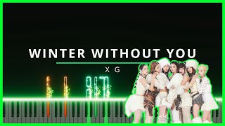 XG - Winter Without You Piano Tutorial