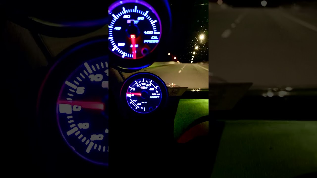 Part 4 Glow Shift Boost Gauge Oil Pressure Gauge Install - YouTube