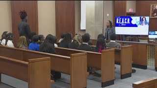 Students hold mock trial in Fulton County Magistrate court