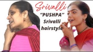 Recreating #Srivalli hairstyle from #pushpa movie | Simple hairstyle | #easyhairstyles #hairstyles