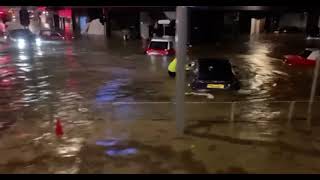 20230908黑色暴雨警告⚠️香港實時實況 港島區情況 水浸街 浸埋電車 鋪頭都唔見一半 #平安 #大吉 #大雨 #hongkong #hk #香港