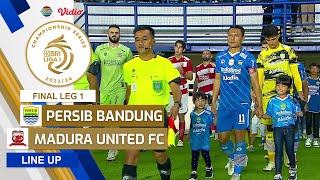 Persib Bandung vs Madura United FC | Line Up & Kick Off Championship Series BRI Liga 1 2023/24