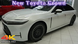 新型トヨタクラウンセダンZ 2024年ホワイト - NEW 2024 TOYOTA CROWN Z White - New Toyota Crown Sedan 2024