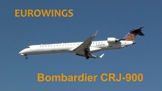 Eurowings Bombardier CRJ-900 {D-ACNH / D-ACND} Landing at London Heathrow