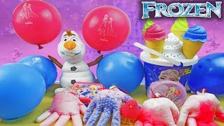 Frozen Slime Video |Making Most Satisfying Crunchy  "Frozen" Slime with Funny Frozen Balloons