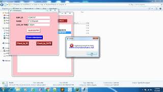 Simple Attendance Management System- PYTHON GUI