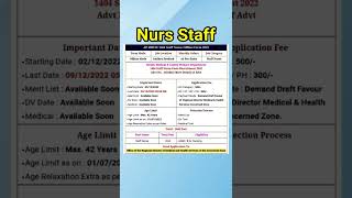 AP HMFW staff nurse recruitment 2022 || #latest #shorts #viral