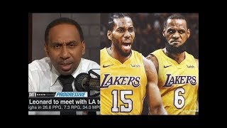 Stephen A  Smith on Kawhi Leonard to the Lakers "WEAKEST Move in NBA H