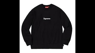 슈프림 박스로고 맨투맨 블랙 리뷰 / Supreme Box Logo Crewneck