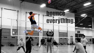 main objective: bounce everything.