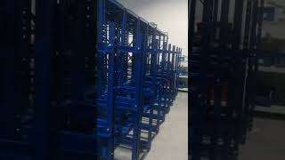 金型ラック ハンド式金型ラック金型棚大型金型ラックMold Rack Mould Rack Mould Racking  模具架  橫移式轉輪模具架 折疊柱模具架 抽屜式模具架