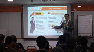 Diamondคุณนพรัตน์ ทองศักดิ์ บรรยายบริษัท/สินค้าภาษาอังกฤษให้Successmoreให้นักธุริจประเทศสิงค์โปร์