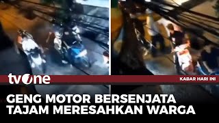 Puluhan Remaja Bersenjata Tajam, Serang Permukiman Warga di Bekasi | Kabar Hari Ini tvOne