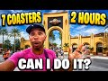 I Tried to Ride EVERY ROLLER COASTER at Universal Studios + Islands of Adventure in 2 Hours!