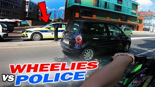 Biker VS Police - Unlimited Wheelies With Piaggio Ciao 2021