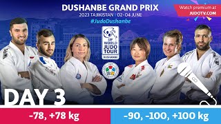 Live now: Dushanbe Grand Prix 2023 day 3 - watch more on judotv.com