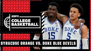 Syracuse Orange vs. Duke Blue Devils | Full Game Highlights