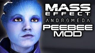 MASS EFFECT ANDROMEDA: What Does PeeBee Look Like WITHOUT Her Mask? (Mass Effect Andromeda Mods)