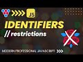 JavaScript Identifier Naming // Restrictions and Conventions