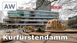 [4K] City Walk from Breitscheidplatz down Kurfürstendamm | Berlin, Germany