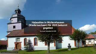 Hebesätze in Wollershausen (Niedersachsen) für 2025 bekannt gegeben - Gewerbesteuer News