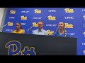 pitt volleyball hc dan fisher oh torrey stafford l ds emmy klika speak on win vs. penn state