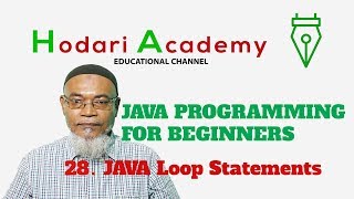 Java Programming for Beginners - 28. Java Loop Statement