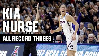 Kia Nurse ties record with nine 3s in 2017 NCAA tournament