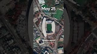 Suwon World Cup Stadium seen from space #shorts