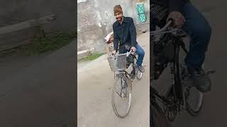 Cycle te Moter (ਸਾਈਕਲ ਤੇ ਮੋਟਰ ) | ਦੇਸੀ ਜੁਗਾੜ | Desi Jugaad | ਬਾਈ ਨੇ ਕਮਾਲ ਕਰਤੀ | ਬਹੁਤ ਸਸਤਾ ਜੁਗਾੜ |