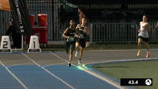 13 Year Old Gunner Hammett Runs 1:56 800m at Under Armour Nationals [Full Race Replay]