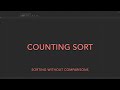 9. Counting Sort Python Practice