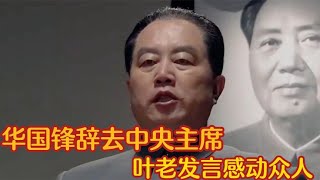 1980年中央接连开了9次会议，华国锋主动辞职，叶剑英潸然泪下