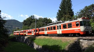 Ferrovia Lugano-Ponte Tresa, die letzten Fahrten der Mandarinli Be 4/8 \u0026 Be 4/12