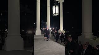 Trump returns to the White House with Melania and Barron